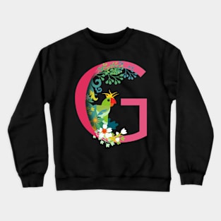 Tropical alphabet G Crewneck Sweatshirt